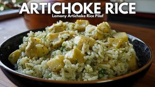 Turkish Artichoke Rice Pilaf - Enginarli Pilav
