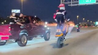 rocket propelled motorcycle