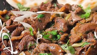 This is the correct way to prepare beef and mutton, grilled meat (can be done in a frying pan)