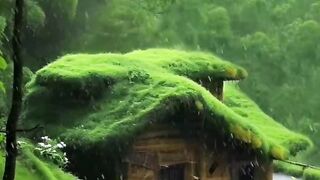 China natural rainy day.