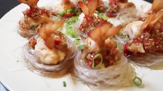 Steamed Prawns with Vermicelli 2
