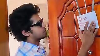 After writing the password with the Wifi router and hanging it outside the door