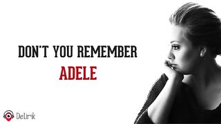 Don't You Remember - Adele  sub indonesian