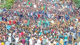 বিজয় মিছিল বাংলাদেশে Victory procession in Bangladesh