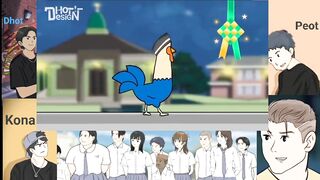 GENG 4G LUKA DI MALAM TAKBIRAN Part II -Animation School