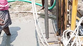 How to lay deep tube wells with modern machines