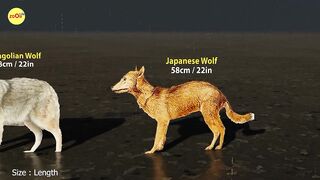 Wolf size comparsion.