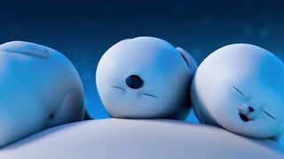 Elephant Seals Babys Cartoon For Cute Children Animation lover