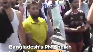 Celebrations across Bangladesh as PM resigns - Al Jazeera Newsfeed.