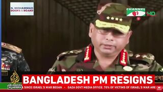 Bangladesh’s army chief says army will restore peace _ #AJshorts.