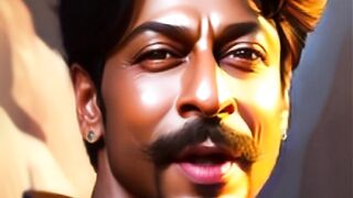 Shahrukh in new look follow the message, thank you