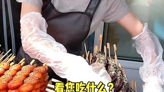 Northeast street specialty octopus feet fried rice cake stall‼ ️42 yuan a portion do you think it is worth it!