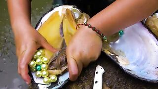 Hidden Beneath Mud and Sand: Giant Clams Nurture Countless Enchanting Pearls