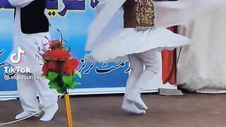 Little girls little boys dancing