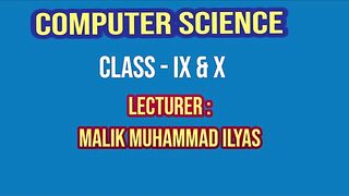 Computer Science Lecture 03