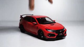 Unboxing of Honda Civic Type R 1:18 Scale (???? Super Realistic Diecast Model)