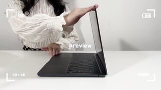 Apple 2022 MacBook Air Laptop unboxing aesthetic