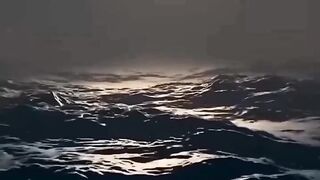 Beautiful view of sea moon 251
