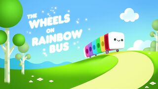 Wheels on the Bus - Wheels on Rainbow Bus