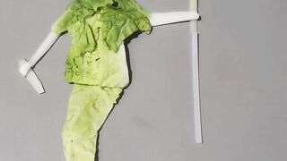 Cabbage sword kicking