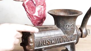 Rusty Meat Grinder Restoration
