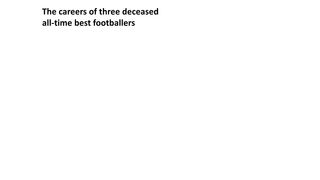 All TIme Best Footballer Deago Maradona, Johan Cruyff and Pele Comparison |