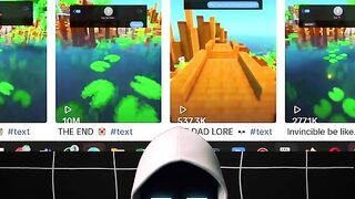Make Viral minecraft and text shorts  in a minute
