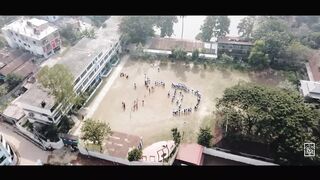School girl dance rag day