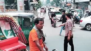 This is our new Bangladesh  ট্রাফিক পুলিশ থাকায় সাধারণ