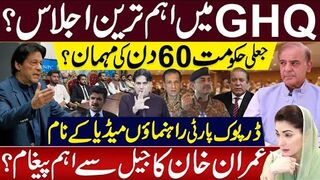 GHQ's Critical Session: Fake Government's 60 Days, Imran Khan Sends Jail Message