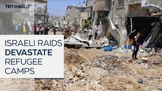 Palestinian refugee camps targeted in Israeli raids