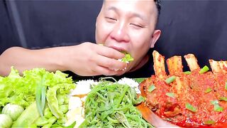 eat spicy chili firecracker beef ribs