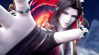 [Btth] Xiaoyan Use Sky Fire 3 Mysterious Change -- xiaoyan save little fary doctor
