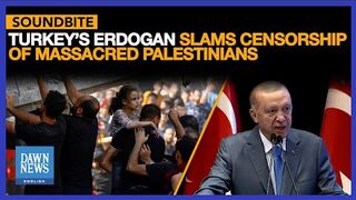 Turkey’s Erdogan Slams Censorship Of Massacre Of Palestinians