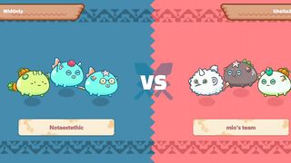 Axie Infinity Nostalgia Gameplay Part  2 - The Luckiest Enemy Ever