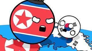 U.S.A helps South Korea _countryballs
