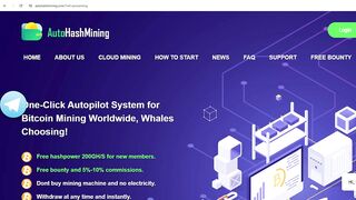 New Free Bitcoin Mining Site 2024 _ Free Cloud Mining Website _ Earn Free _25 Daily no Investment
