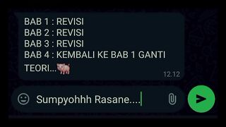 Story WhatsApp | Mahasiswa Akhir