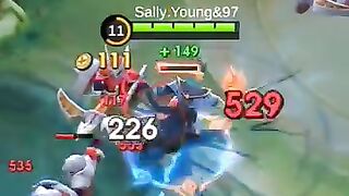 One shot kill Alucord #moblelegened#savege