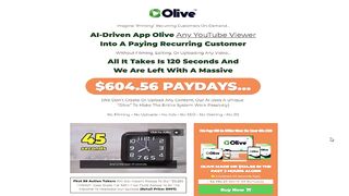 Olive App Review - Converts YouTube Views into Recurring Income