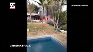 Plane crash in Brazil’s Sao Paulo state kills all 61 people aboard.