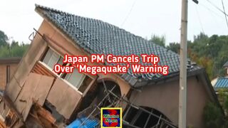 Japan PM cancels trip over 'megaquake' warning