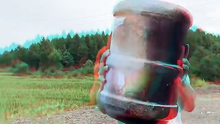 Can Coke fly to the sky? #Coke #Water-jet rocket #Test review #Science experiment