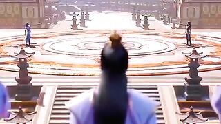 Btth xiao yan and han tian friendly fight | xiao yan showing dou zong space power