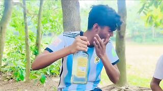 লাল পানি খাওয়ার পর।