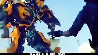 Why does Bumblebee have a weapon system similar to a Decepticon
