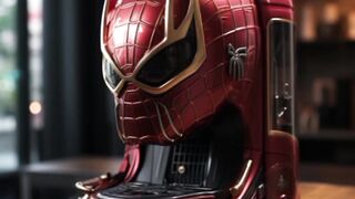 Superheroes but coffe machine part 2 ???? Avengers vs DC marvel Characters #avengers #dc #ai