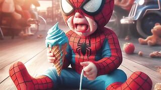 superheroes but crying babies part 2???? ALL Characters (Marvel & DC) #avengers #dc #ai