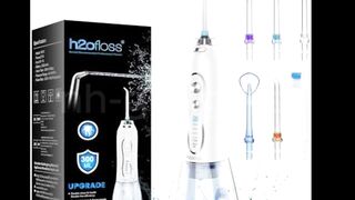 H2Ofloss Water Flosser Portable Dental Oral Irrigator