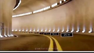 Mercede Car Round-Track Racing Branding Test
